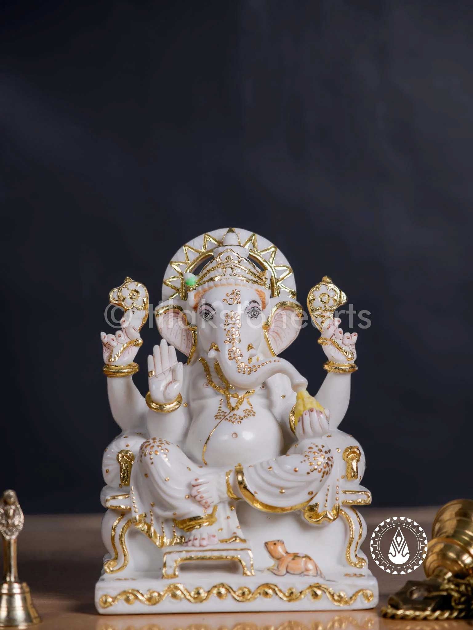 Ganesha 12" | Cultured Marble