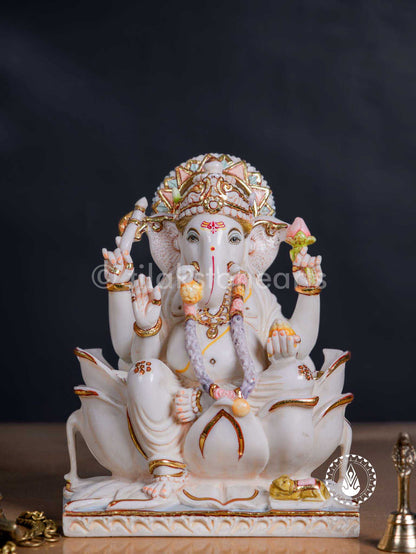 Ganesha 12" | Cultured Marble