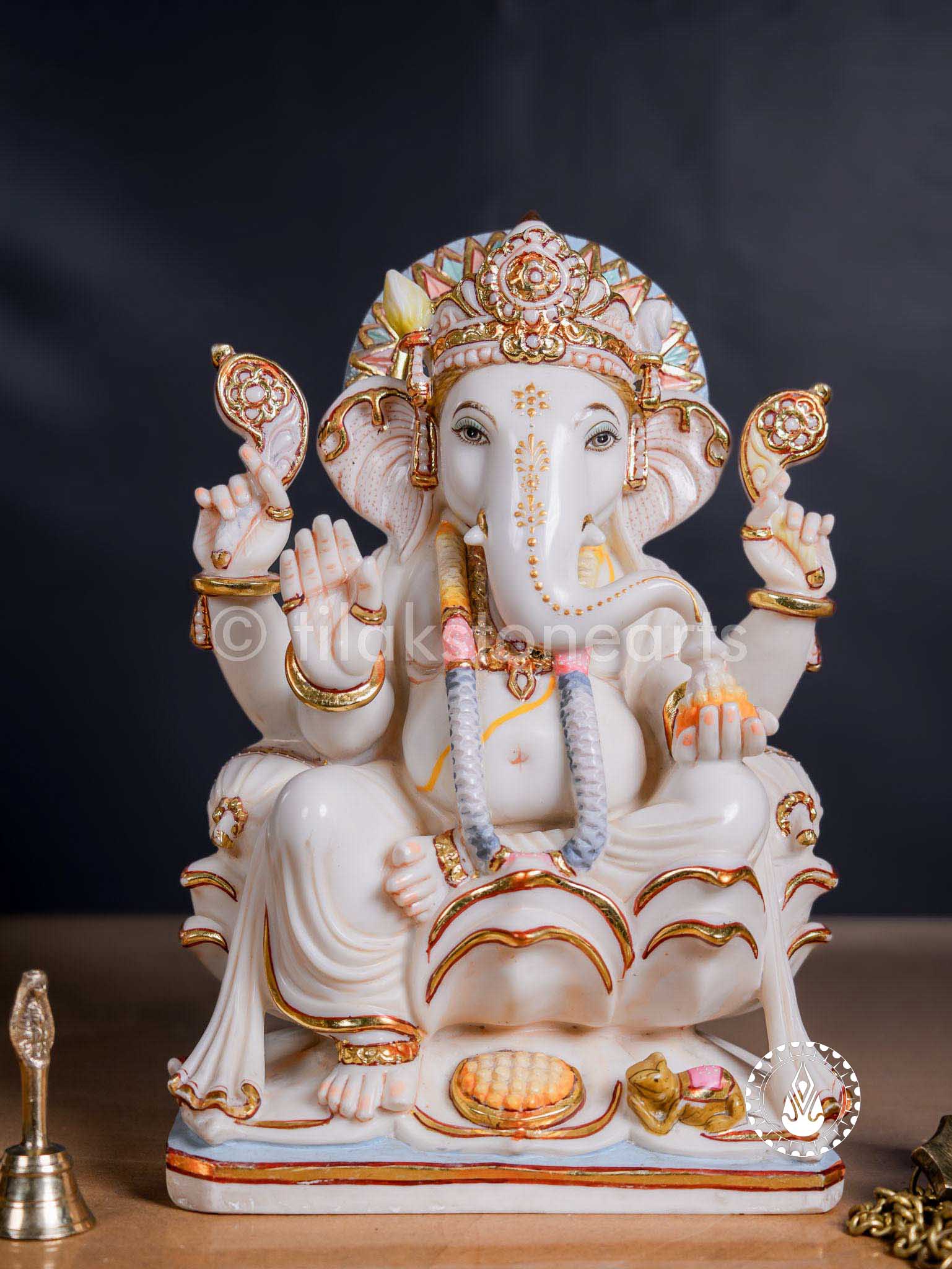 Ganesha 14" | Cultured Marble