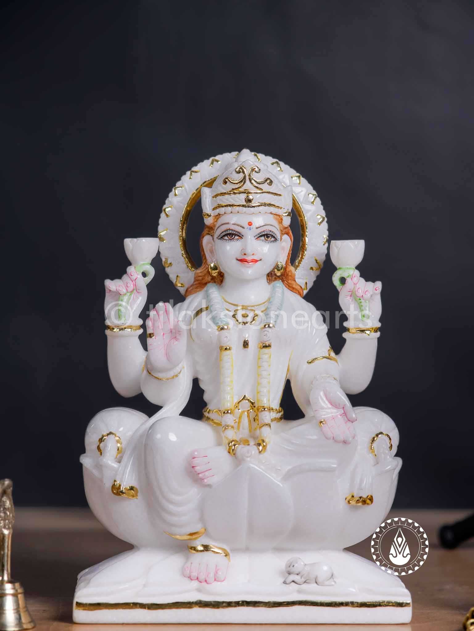 Laxmi Maa 12" | Swiss White (Imported)