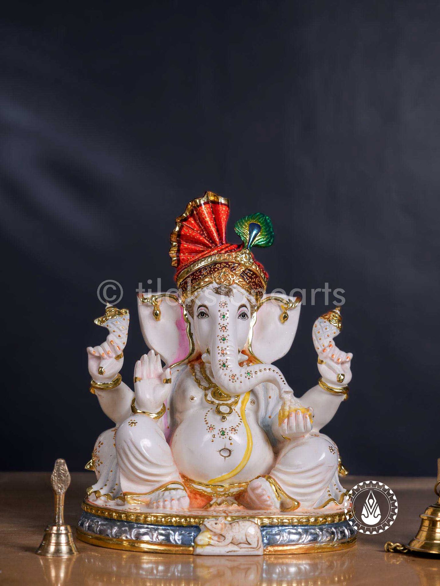 Ganesha 15" | Cultured Marble