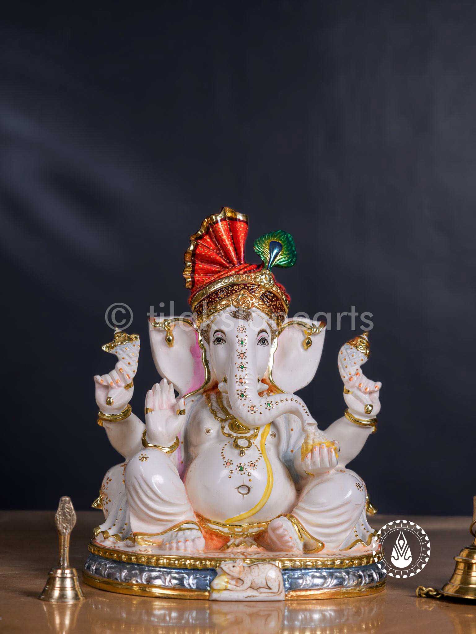 Ganesha 15" | Cultured Marble