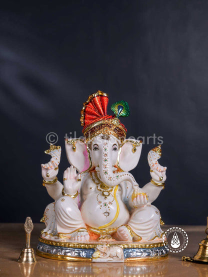 Ganesha 15" | Cultured Marble