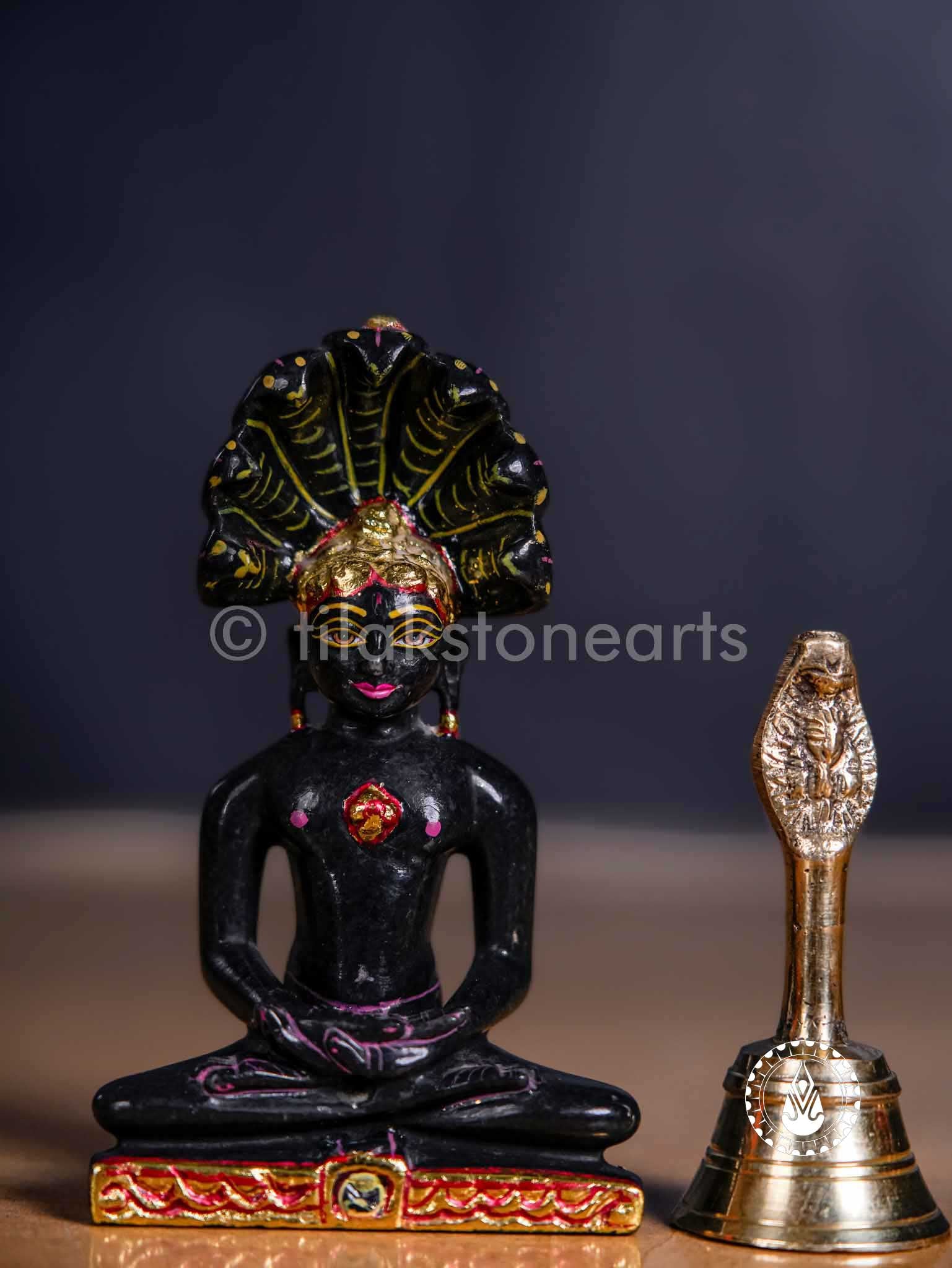Naag Fani Parshwanath 5" | Mid Night Black Stone