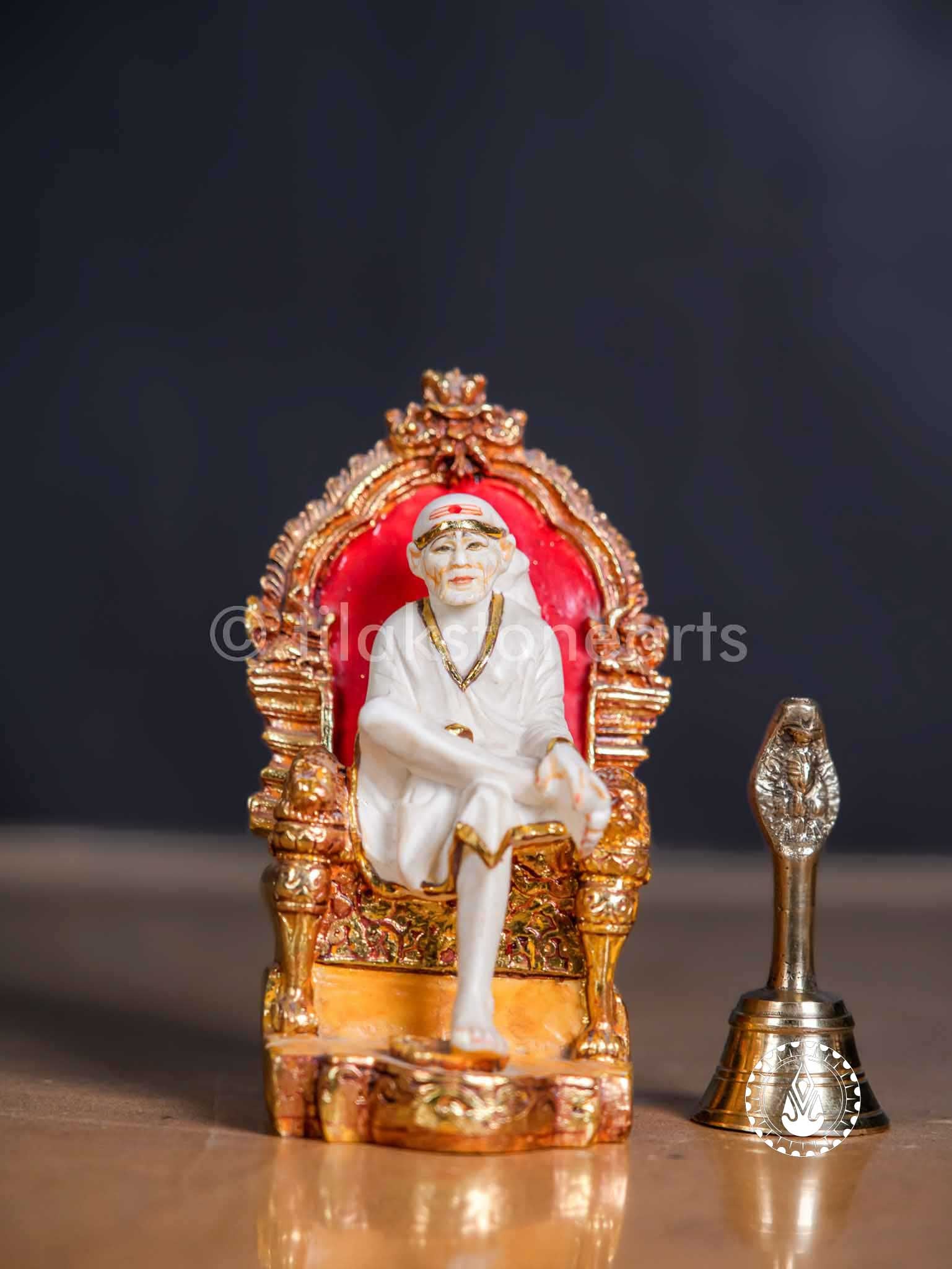 Sai Baba 6" | Cultured Marble