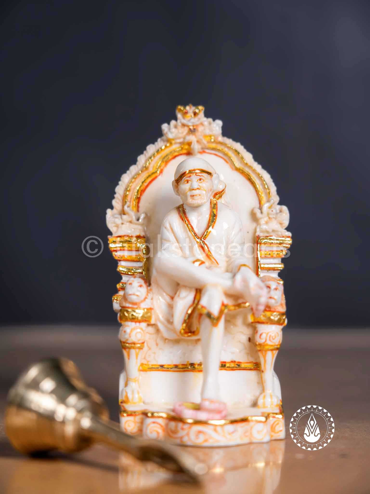 Sai Baba 6" | Cultured Marble