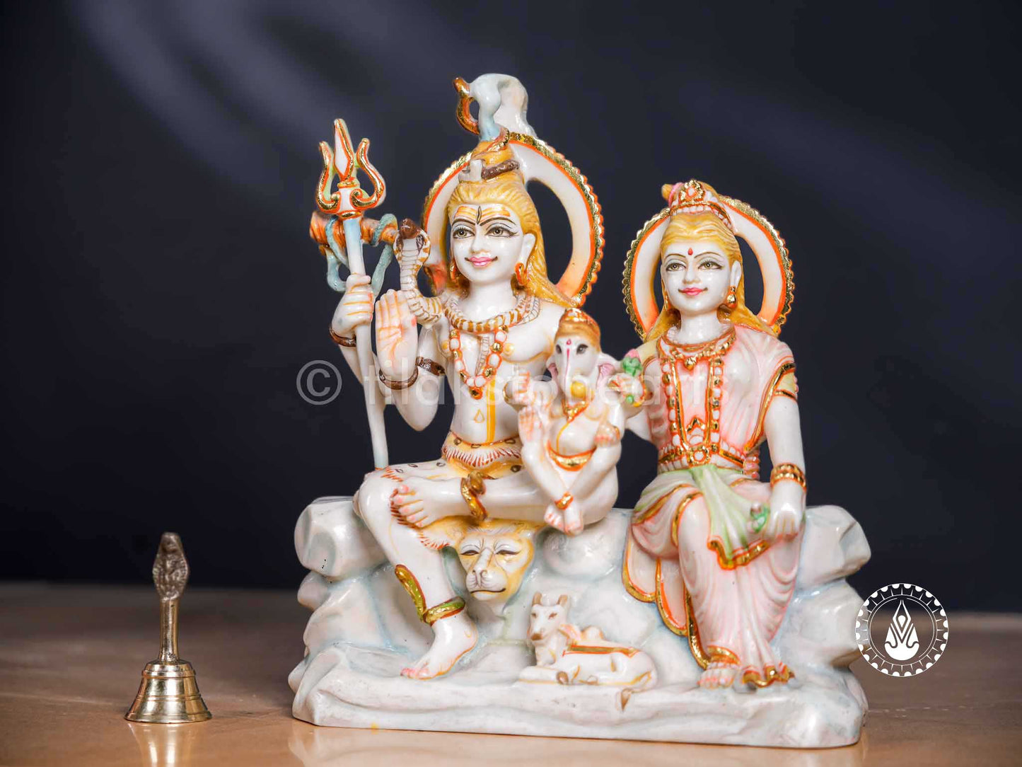 Shiv Parivar 12" | Cultured Marble