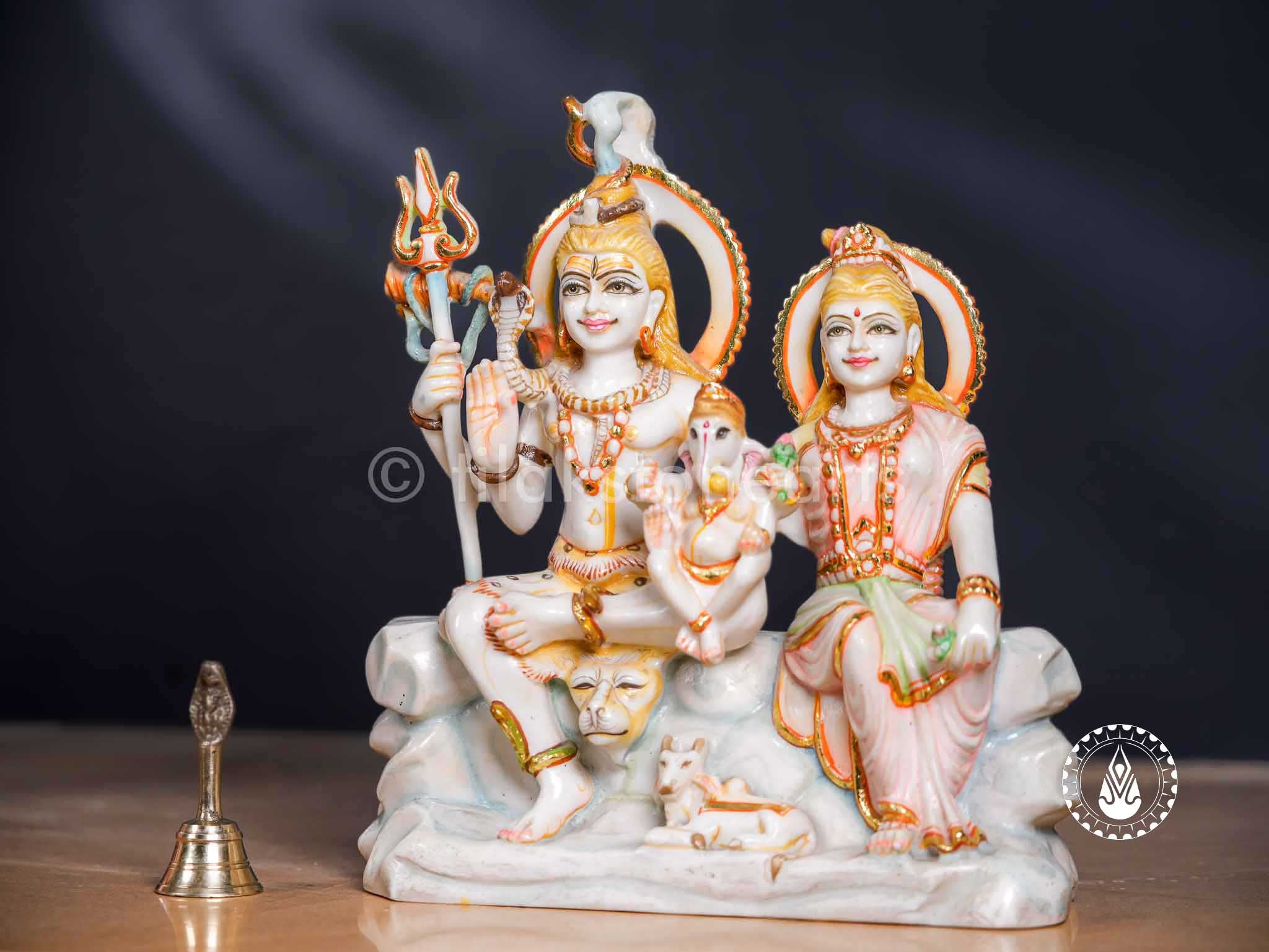 Shiv Parivar 12" | Cultured Marble
