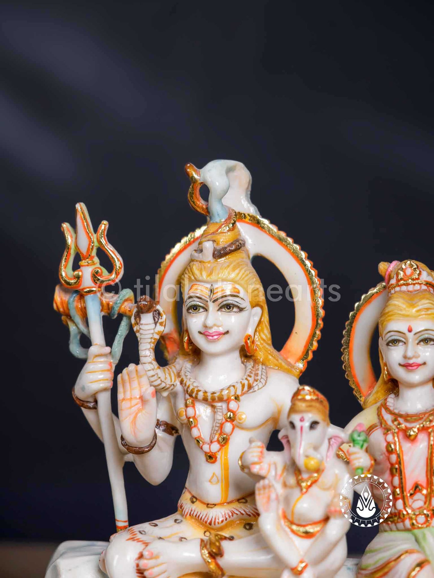 Shiv Parivar 12" | Cultured Marble
