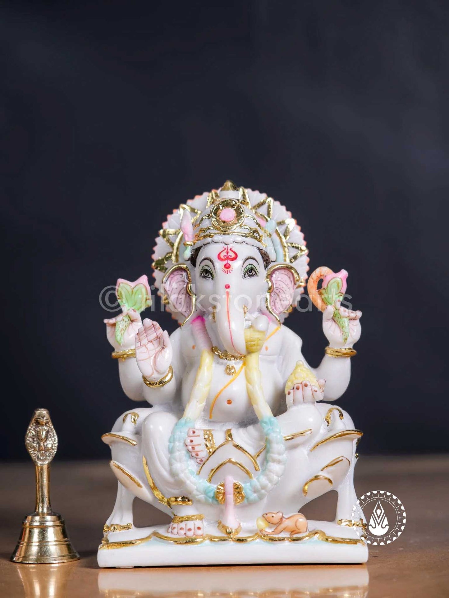 Ganesha 9" | Cultured Marble