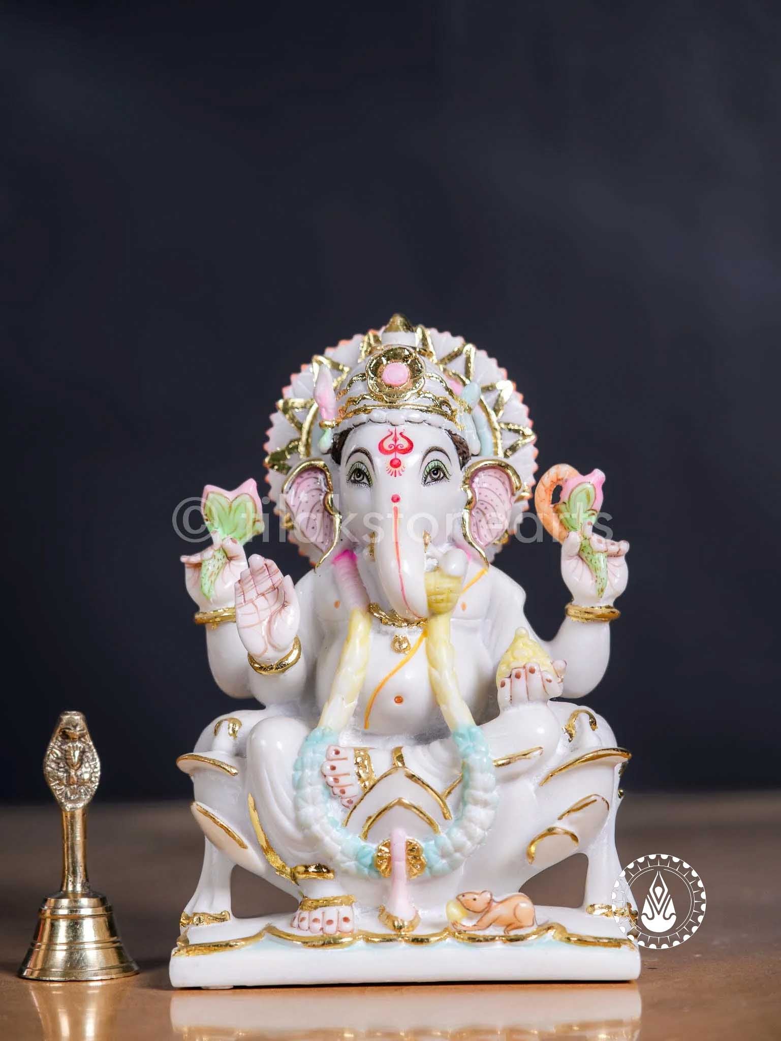 Ganesha 9" | Cultured Marble