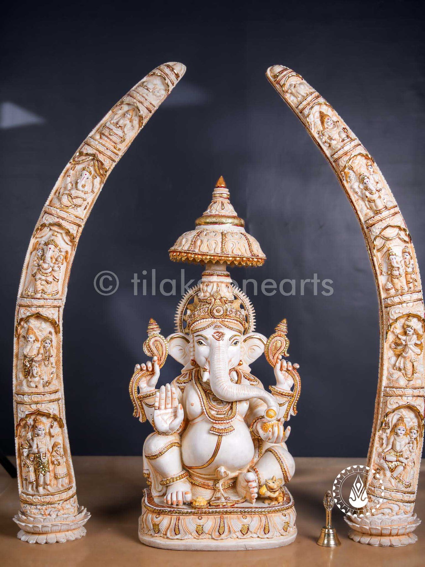 Ganesha 33" | Cultured Marble