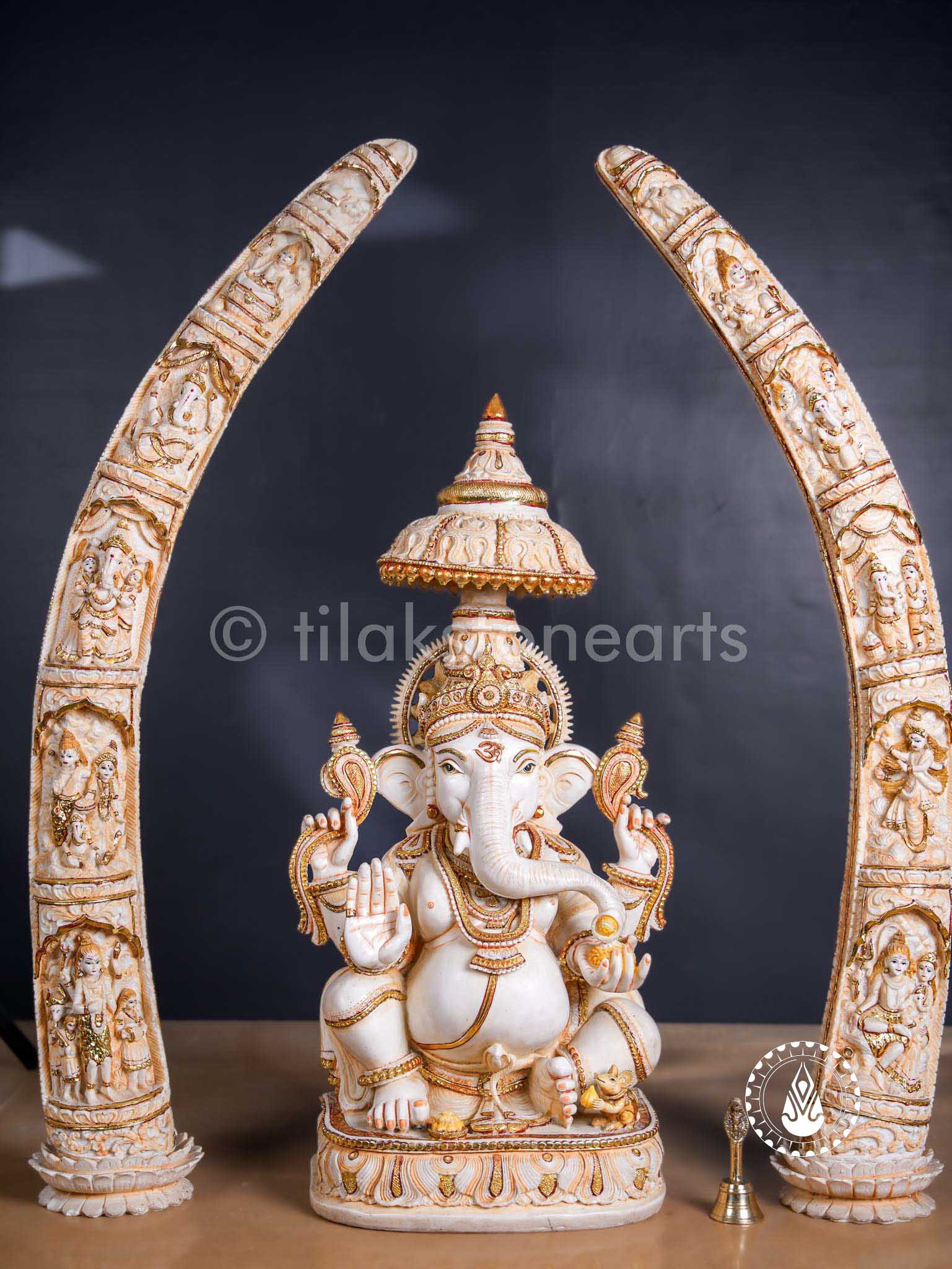 Ganesha 33" | Cultured Marble