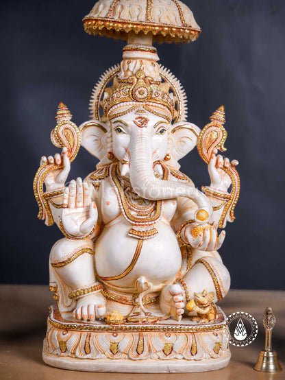 Ganesha 33" | Cultured Marble