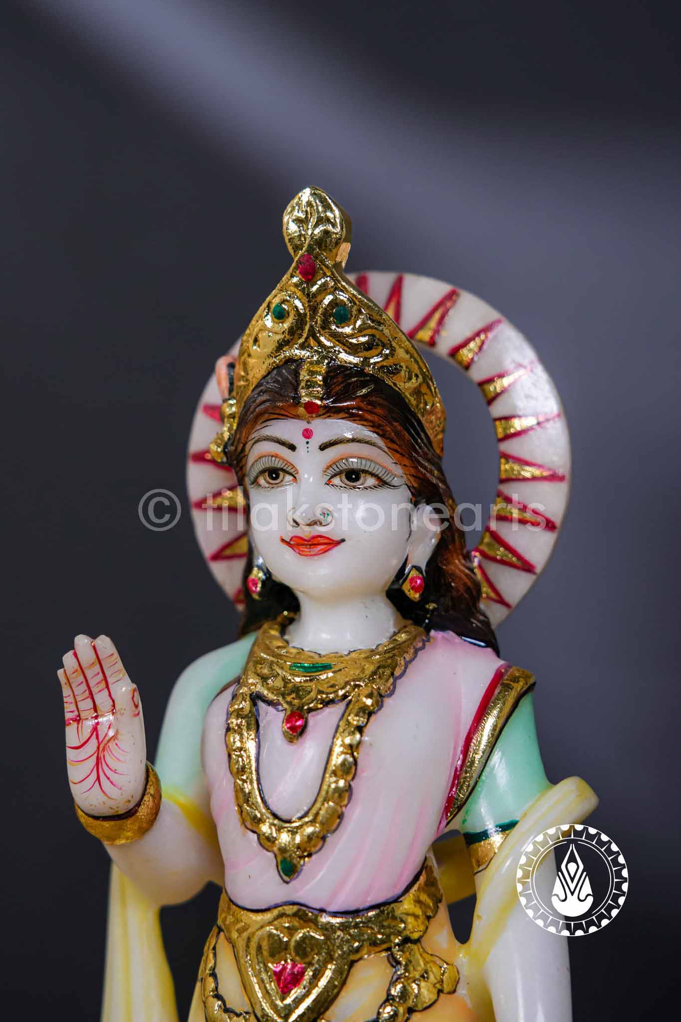 Radha Krishna 12" | Swiss White (Imported)