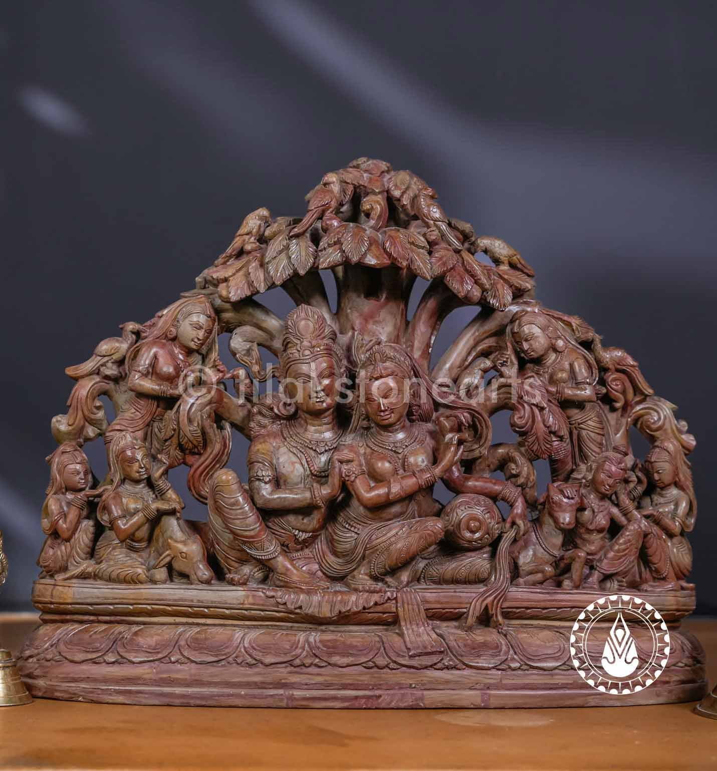 Radha Krishna Jugal Jodi 12" | Oakwood Stone