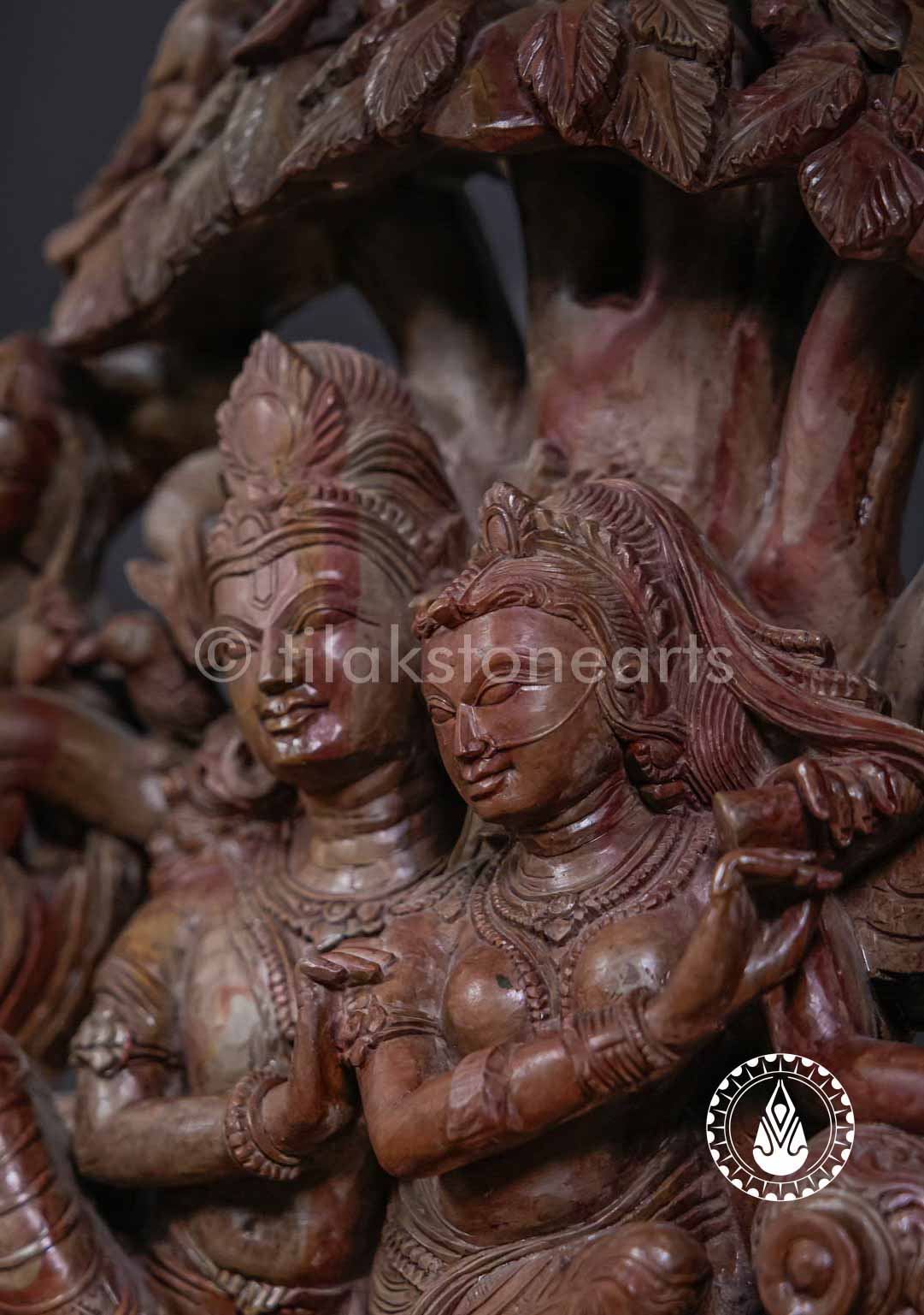Radha Krishna Jugal Jodi 12" | Oakwood Stone