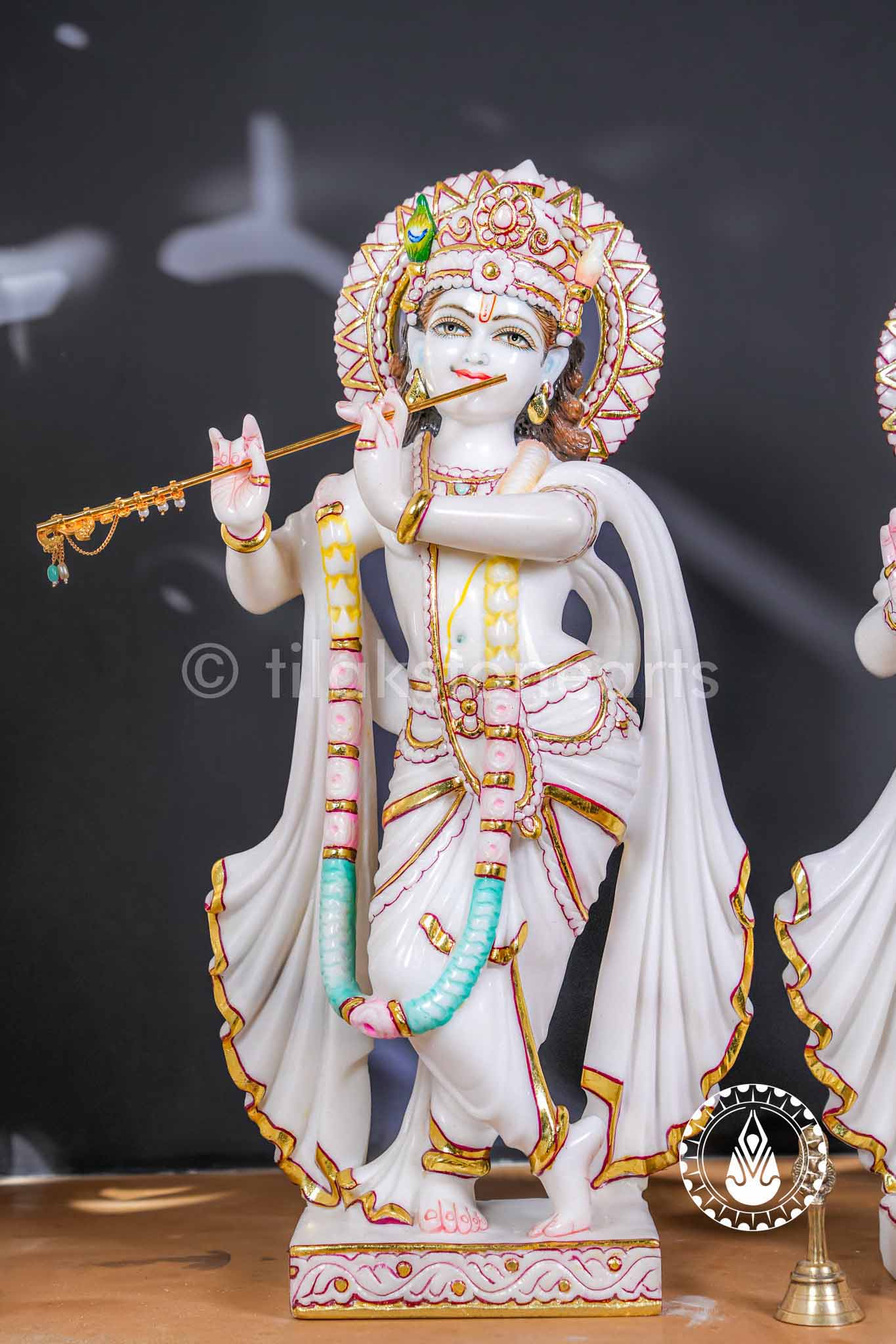 Radha Krishna Jugal Jodi 24" | Swiss White (Imported)