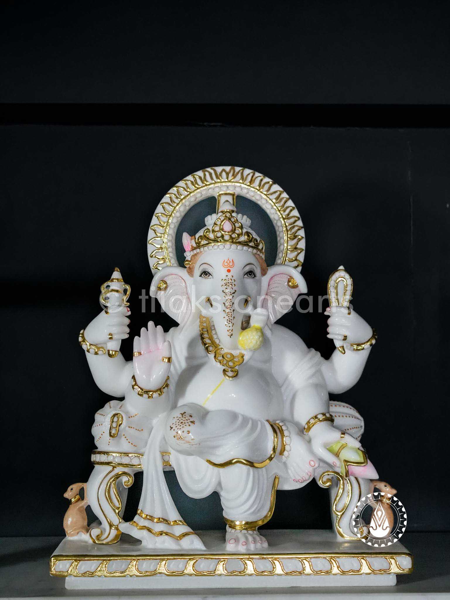 Ganesha 24" | Swiss White (Imported)