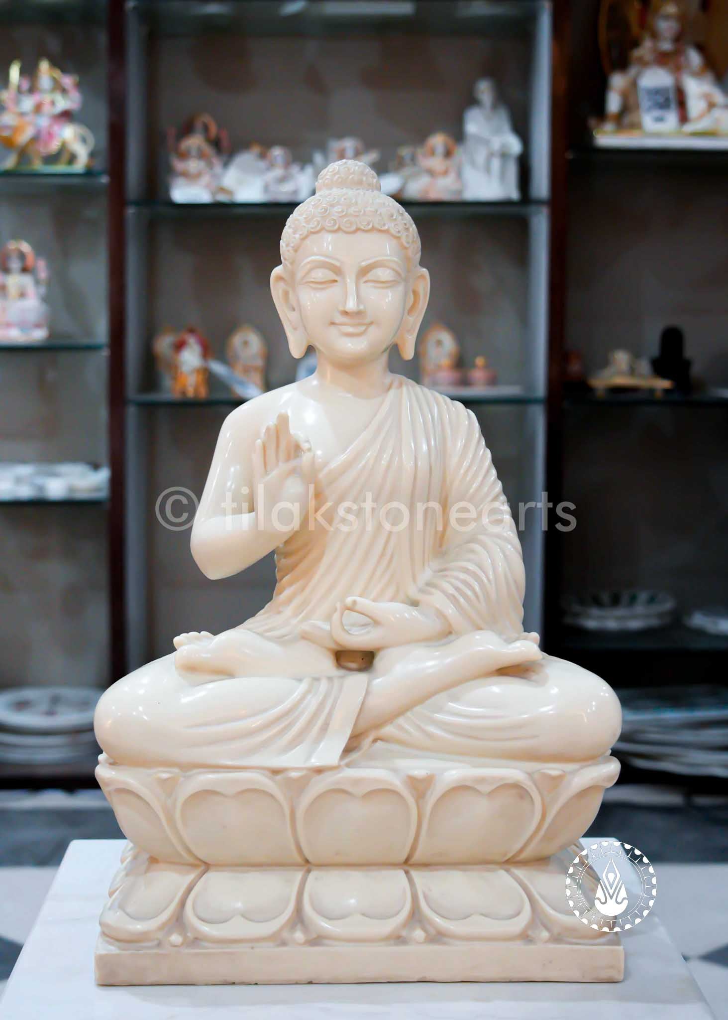 Buddha Ji 24" | Cultured Marble