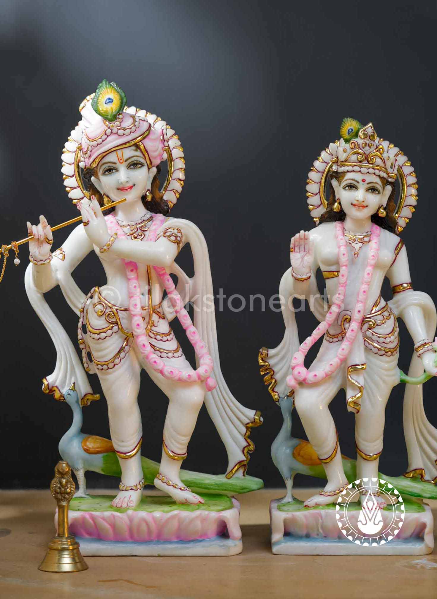 Radha Krishna 18" | Makrana Super White