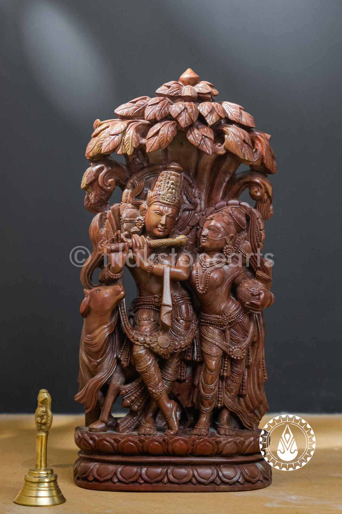 Radha Krishna 15" | Oakwood Stone