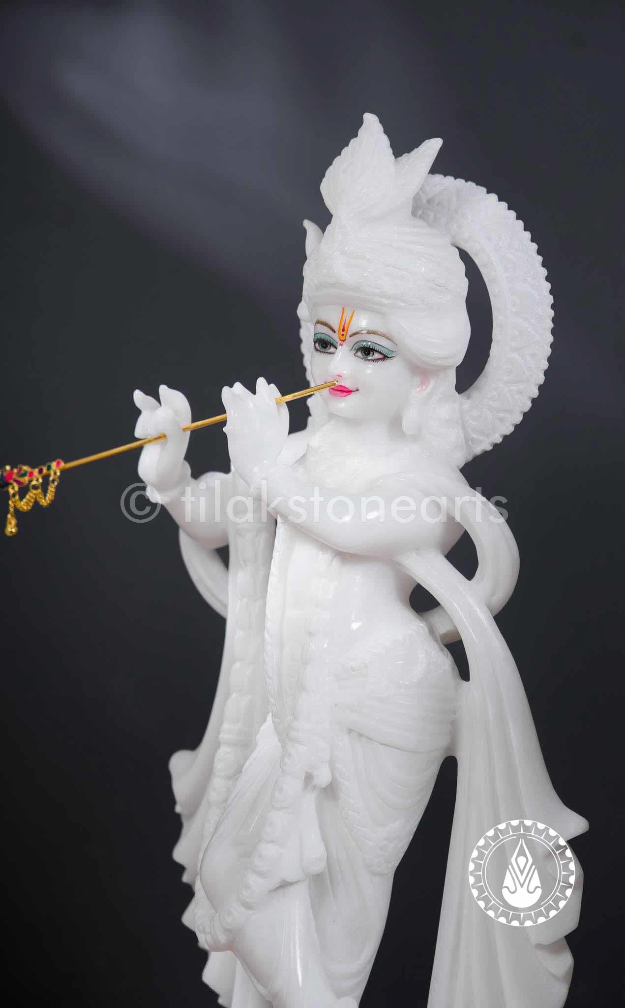 Radha Krishna 18" | Swiss White (Imported)