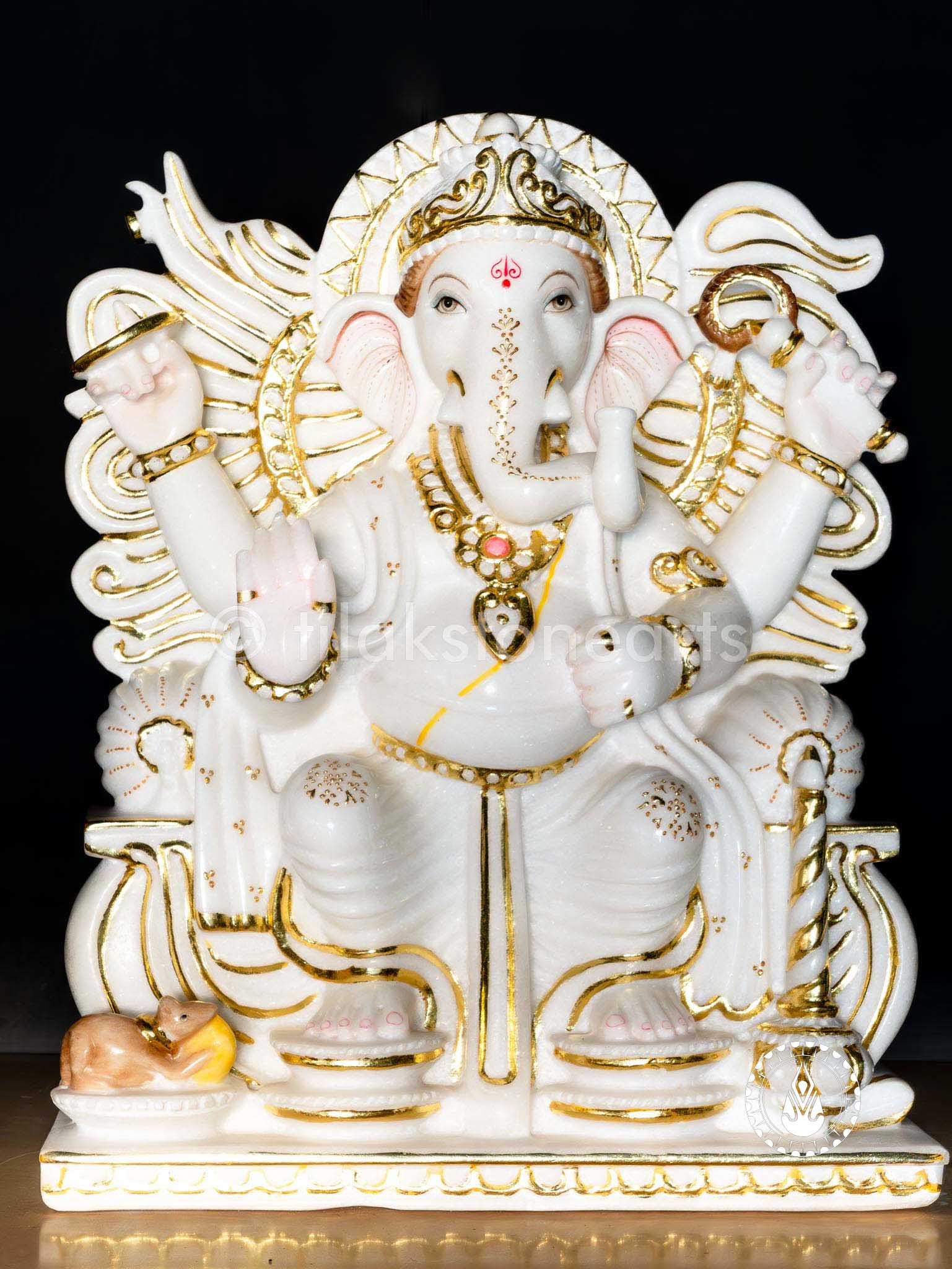 Ganesha 24" | Swiss White (Imported)