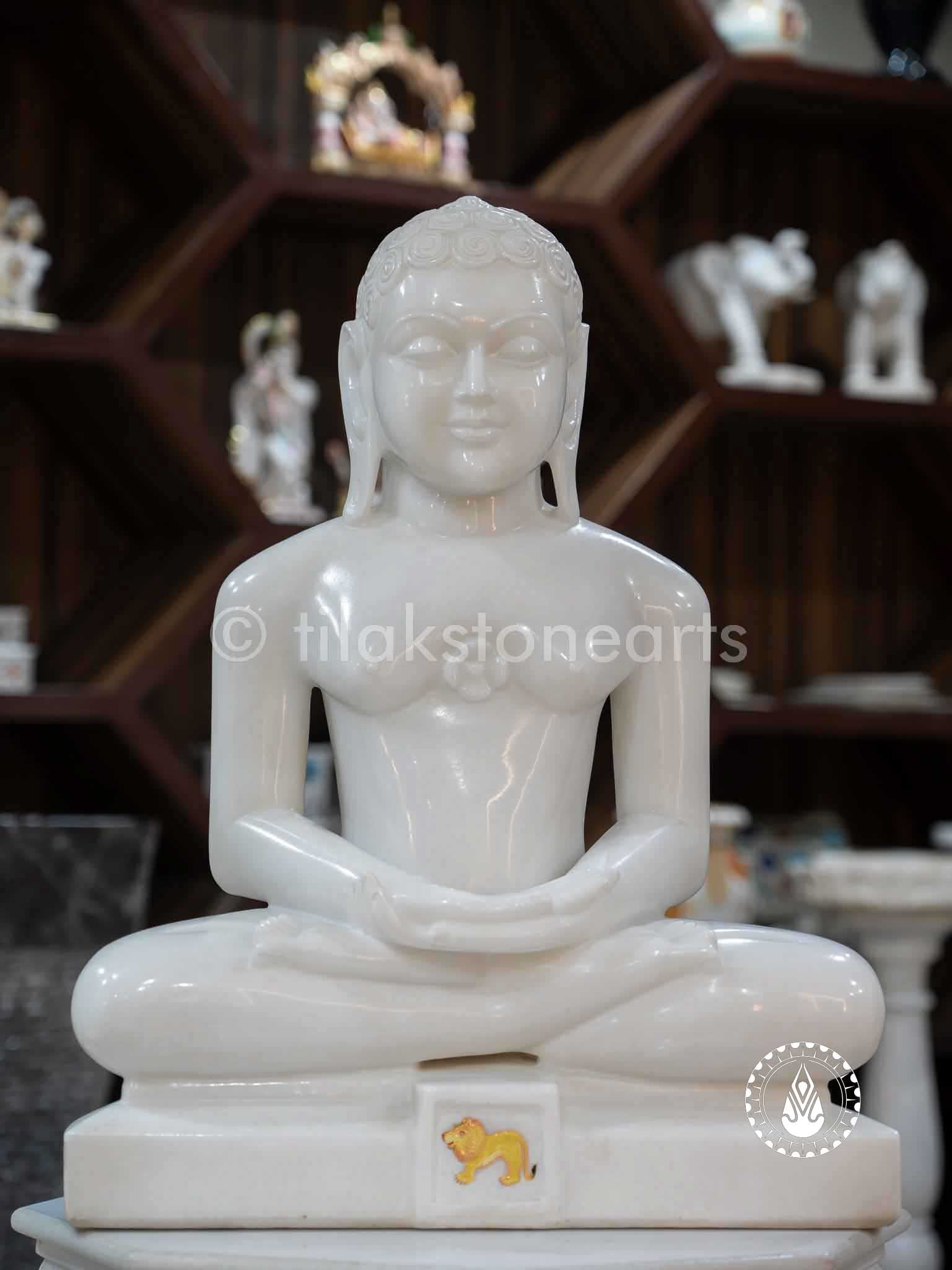 Mahaveer Swami 26" | Swiss White (Imported)