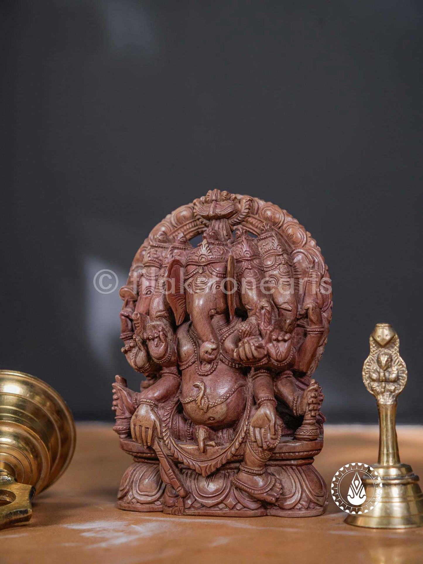 Panchmukhi Ganesha 7" | Oakwood Stone
