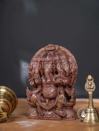 Panchmukhi Ganesha 7" | Oakwood Stone