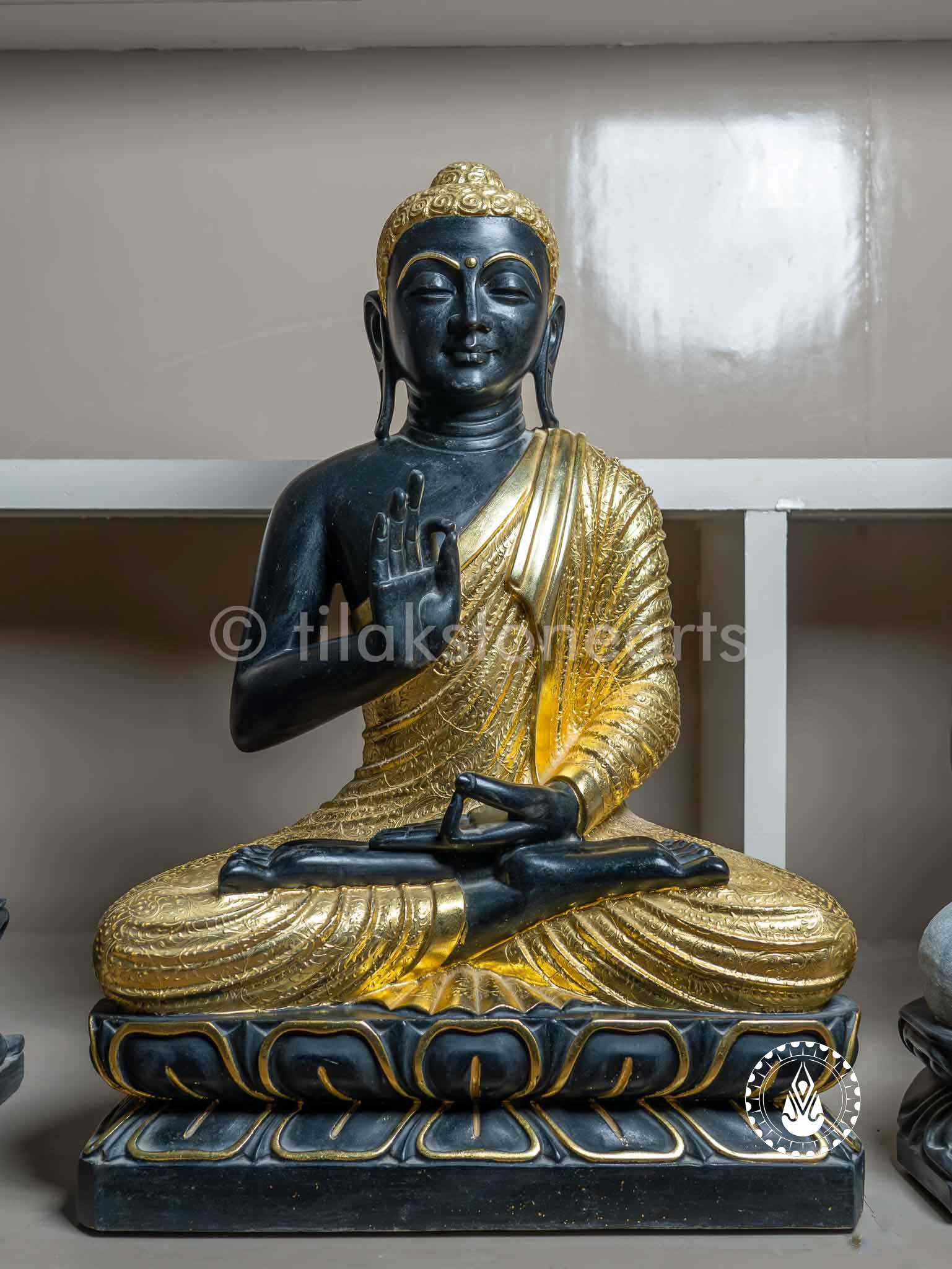 Buddha Ji 30" | Mid Night Black Stone